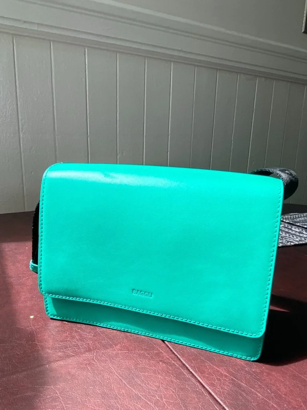 Vintage BAGGU Turquoise shoulder/crossbody bag